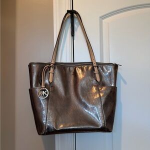 Michael Kors Shimmering Brown Tote